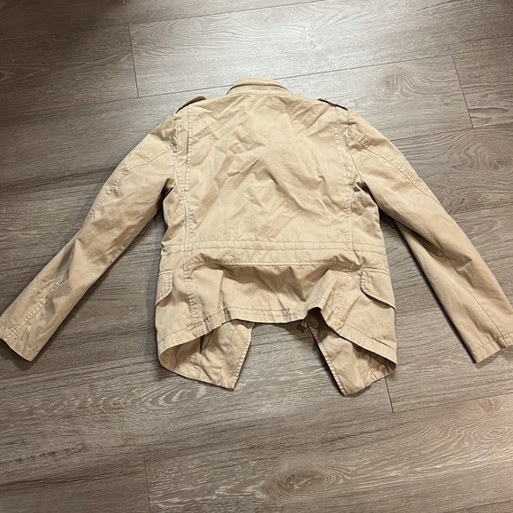 Zara Beige Studded Jacket - Picture 5 of 5